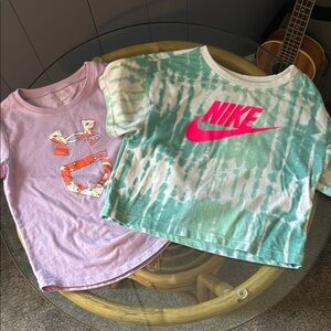 Nike and Under Armour Kids' T-Shirts - Green and Purple